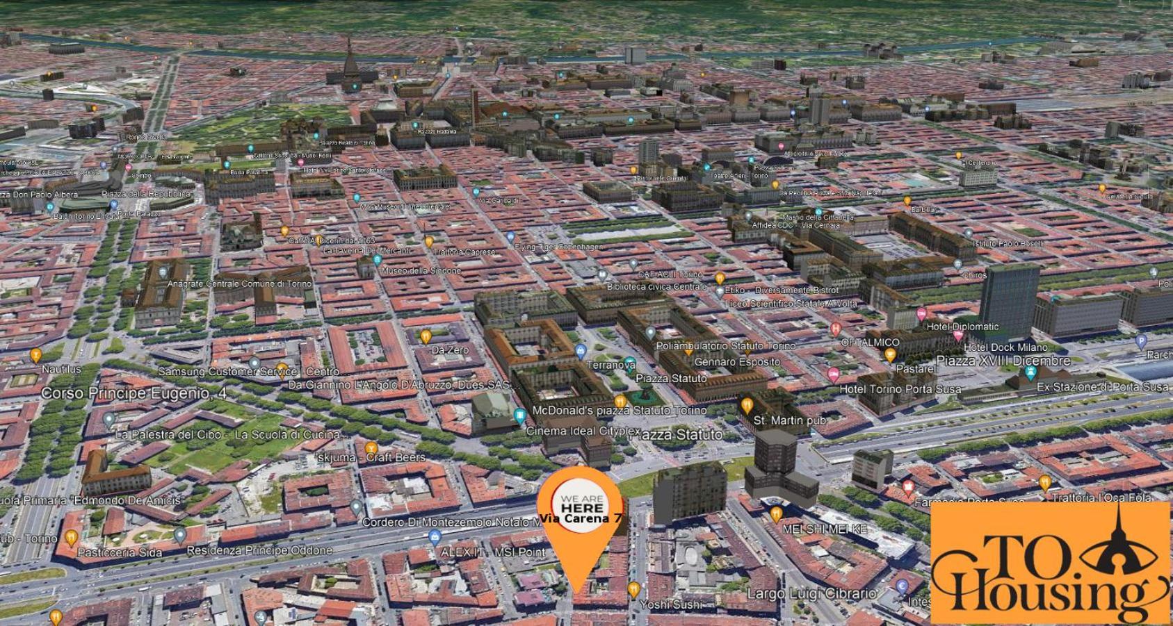 דירות To-Housing3, Luce E Relax Al Centro Di Torino מראה חיצוני תמונה